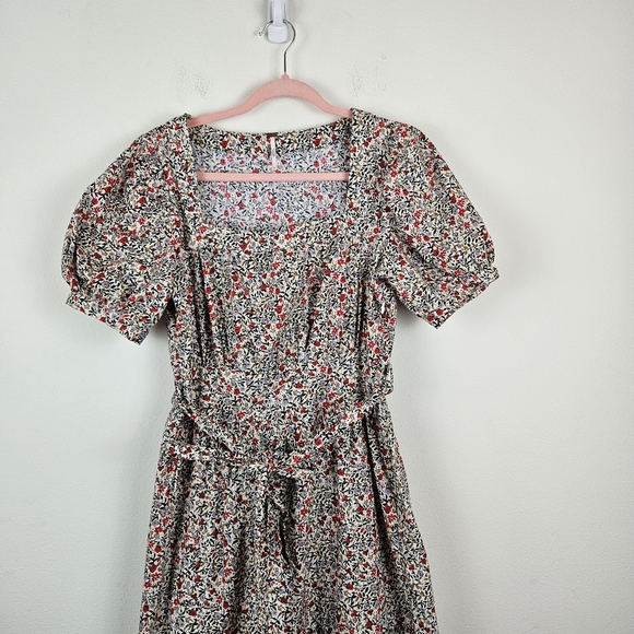 Free People Heartlands Maxi Dress in Ivory Combo Size Small - Picture 4 of 11